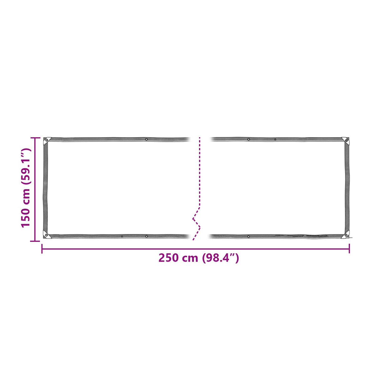 Plant Cover Transparent 2.5 x 1.5 m PE