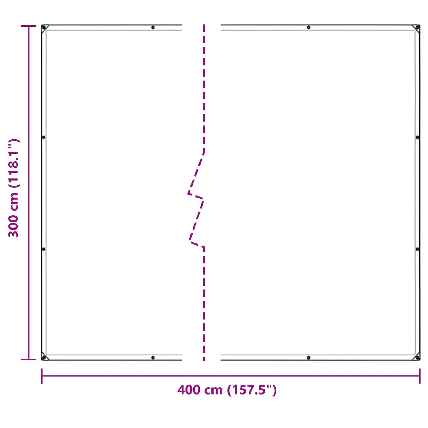 Plant Cover Transparent 3 x 4 m PVC