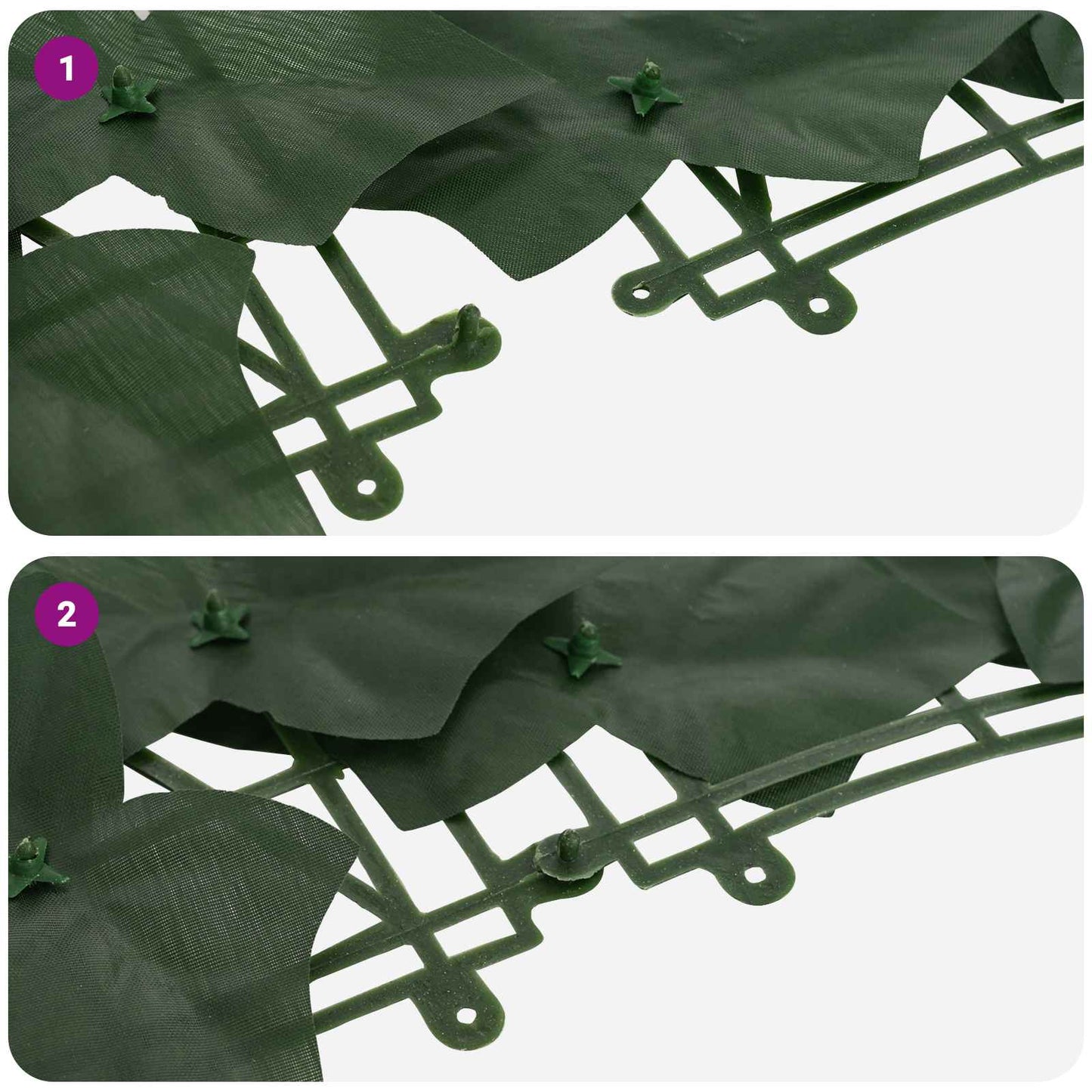 Balcony Screen with Leaves Dark Green 200 x 75 cm