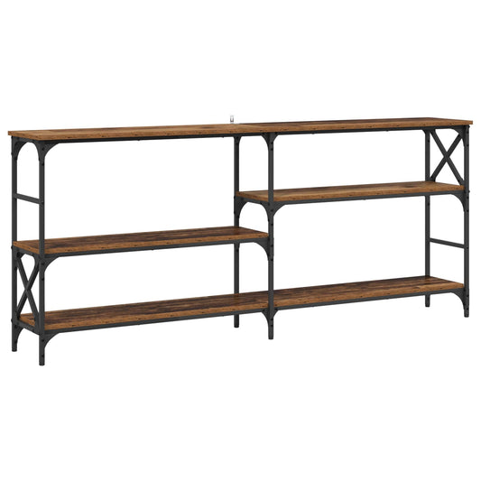 Console Table Old Wood 180 x 29 x 76.5 cm metal PB