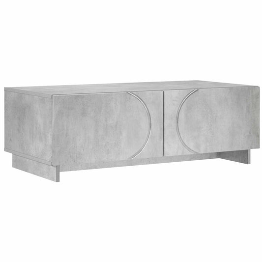 Coffee Table Concrete Grey 102 x 50.5 x 35 cm Engineered Wood