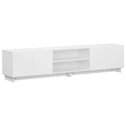 TV Stand 180 x 34.5 x 40 cm White Engineered Wood