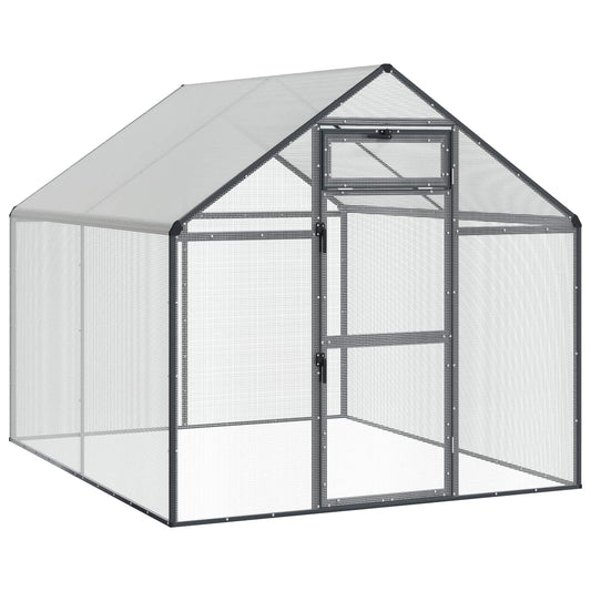 Bird Cage Anthracite 181.5 x 221 x 173.5 cm Welded Wire Mesh
