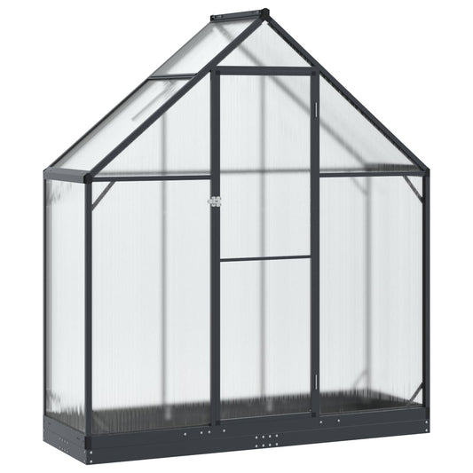 Garden Greenhouse with Door Anthracite 72.24 x 25.00 x 81.50 in