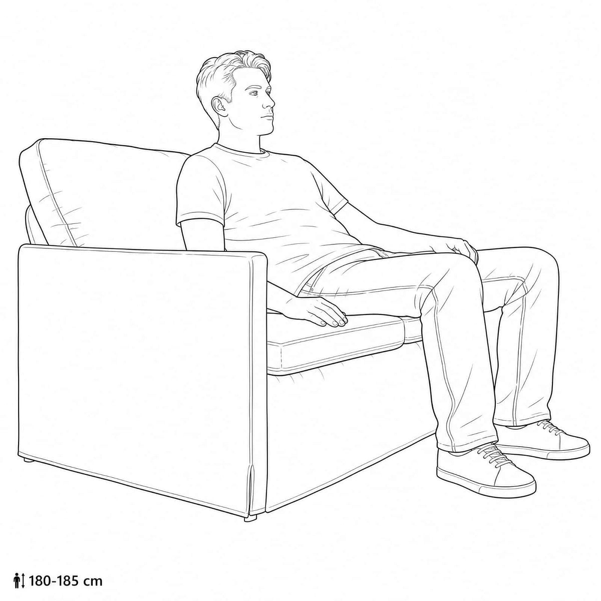 2 Seater Sofa Cream 130 x 81 x 82 cm Corduroy Fabric