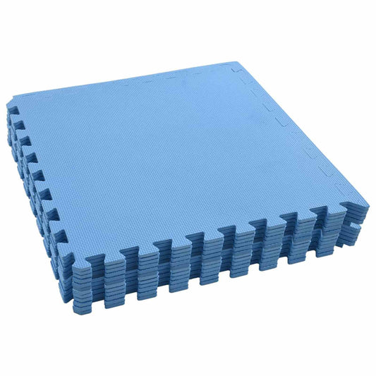 Pool Ground Mat 12 pcs Blue 4.32 ㎡ EVA Foam