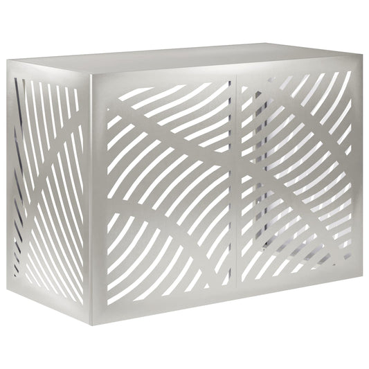 Air Conditioner Cover Silver 100 x 50 x 70 cm Stainless Steel