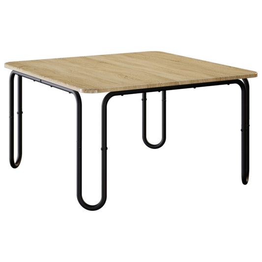 Coffee Table Sonoma Oak 79.5 x 79.5 x 45 cm Engineered Wood