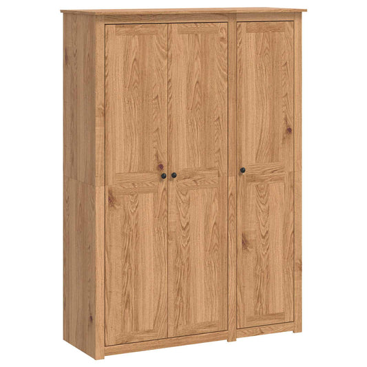 Wardrobe PANAMA Honey 131.5 x 50 x 185 cm Solid Pine Wood