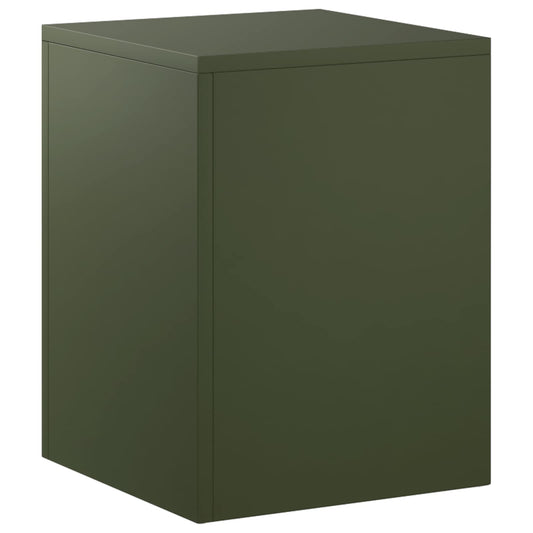 Plant Stand Olive Green 30 x 30 x 40 cm Weathering Steel