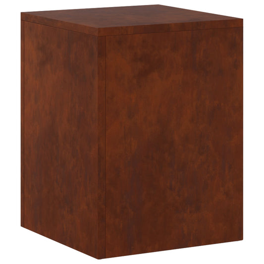 Plant Stand Rusty 30 x 30 x 40 cm Weathering Steel