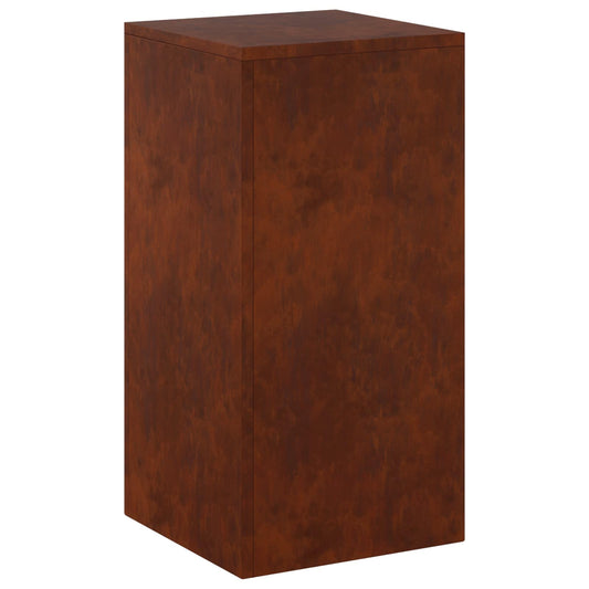 Plant Stand Rusty 30 x 30 x 60 cm Weathering Steel