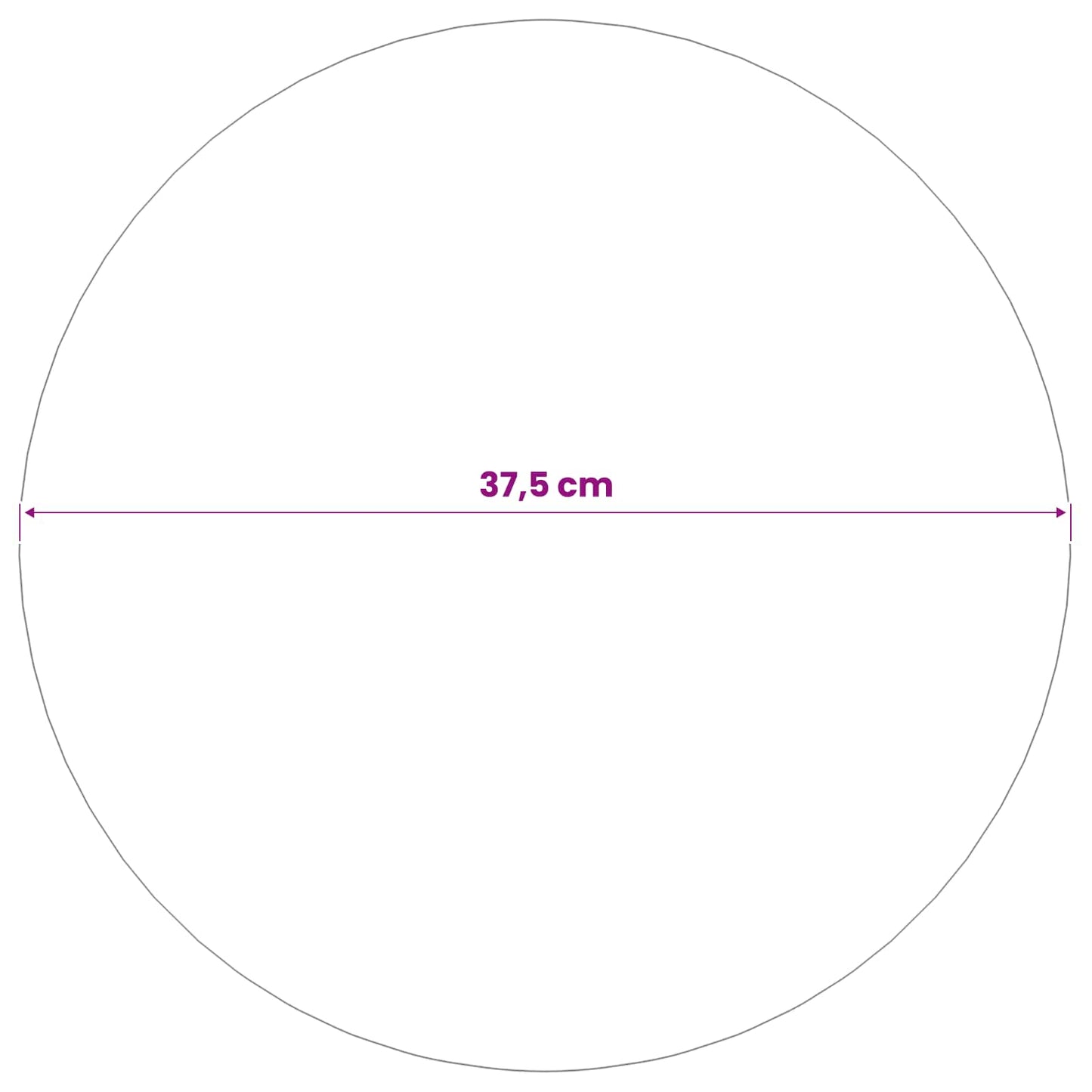 Brushed Ball Ø 37.5 cm Silver Stainless Steel 201