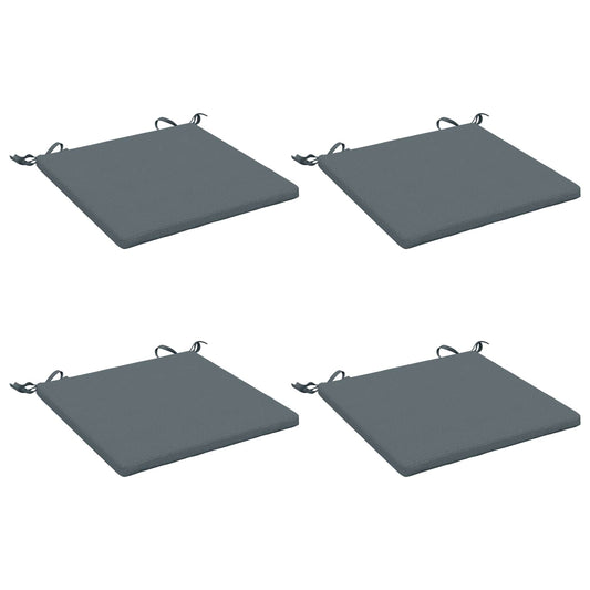 4-Piece Seat Cushions SOEST 4 pcs 100% Polyester Blue