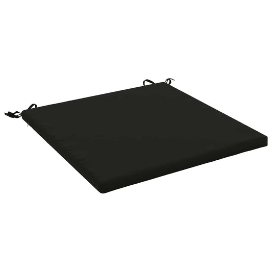 1-Piece Seat Cushion SOEST 100% Polyester Black 60 x 60 x 3 cm