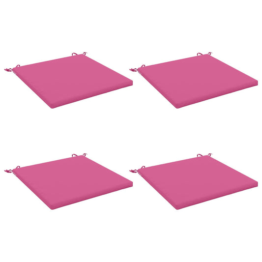 4-Piece Seat Cushions SOEST 4 pcs 100% Polyester Pink