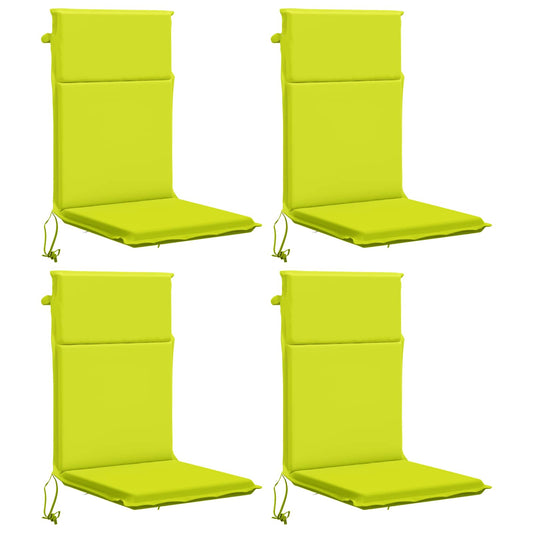 High Back Chair Cushion GEMERT 4 pcs 100% Polyester