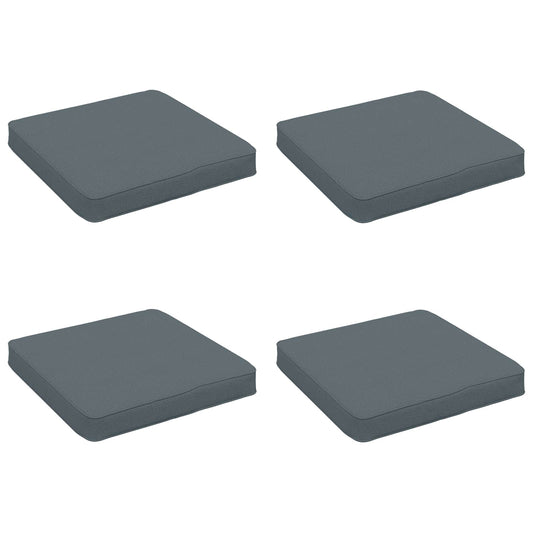 4-Piece Seat Cushions VUGHT 4 pcs 100% Polyester Blue