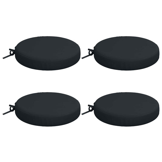 4-Piece Seat Cushions SOEST 4 pcs 100% Polyester Dark Blue