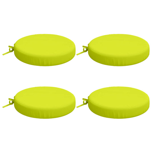 4-Piece Seat Cushions SOEST 4 pcs 100% Polyester Bright Green