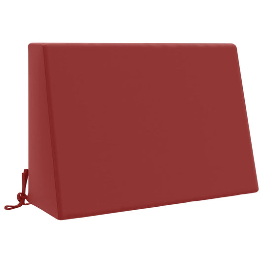 Back cushion SOEST 100% Polyester Wine red 60 x 20 x 40 cm