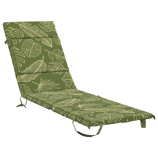Sunlounger Cushion GEMERT 100% Polyester Leaf Design