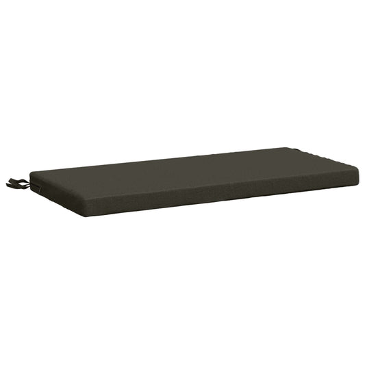 Bench Cushion SOEST 100% Polyester Anthracite 60 x 40 x 5 cm