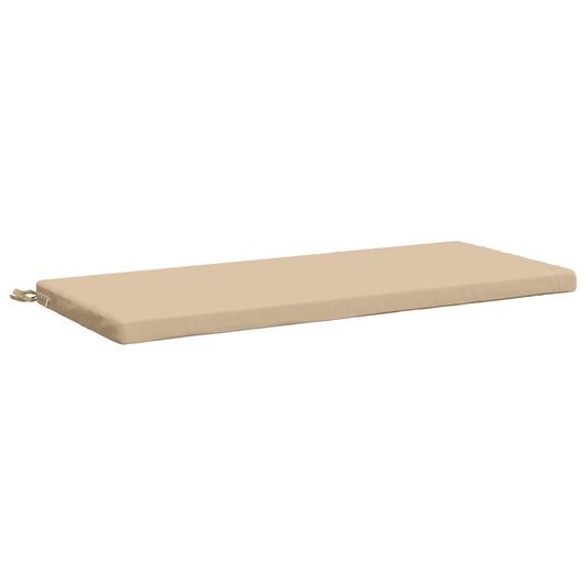 Bench Cushion SOEST 100% Polyester Cream 120 x 50 x 5 cm