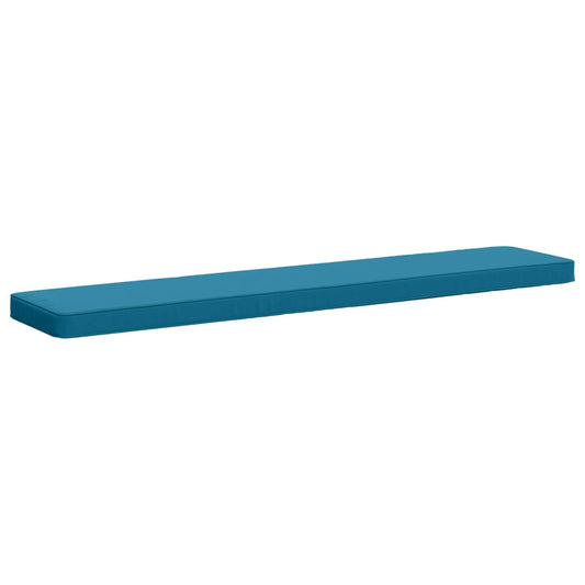 1-Piece Bench Cushion VUGHT 100% Polyester Light Blue