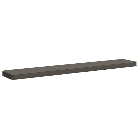 1-Piece Bench Cushion VUGHT 100% Polyester Grey 170 x 30 x 5 cm