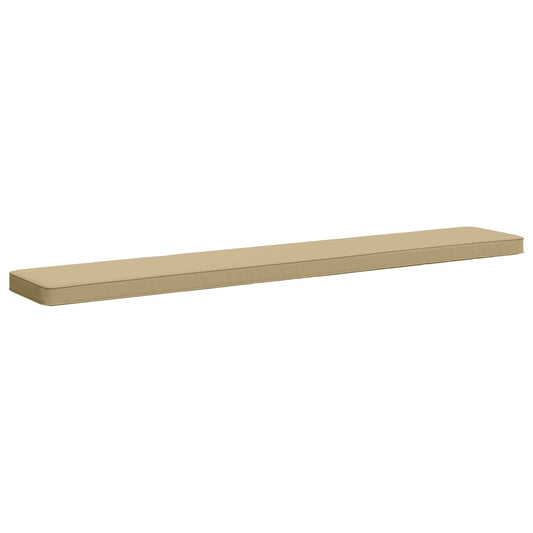 1-Piece Bench Cushion VUGHT 100% Polyester Beige