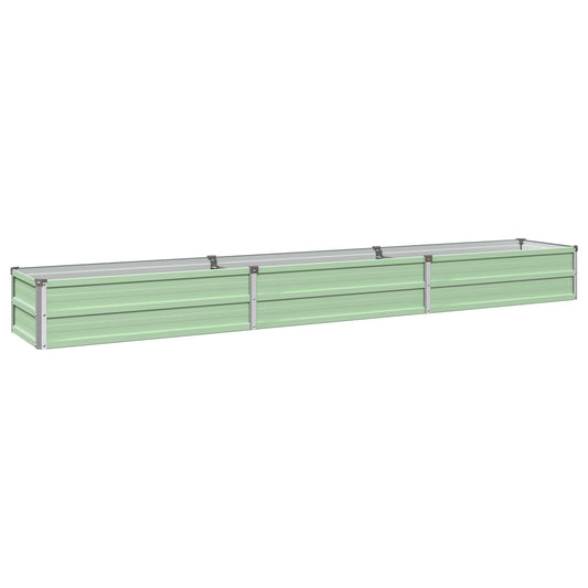 Raised Garden Bed Pastel Green 240 x 40 x 24 cm