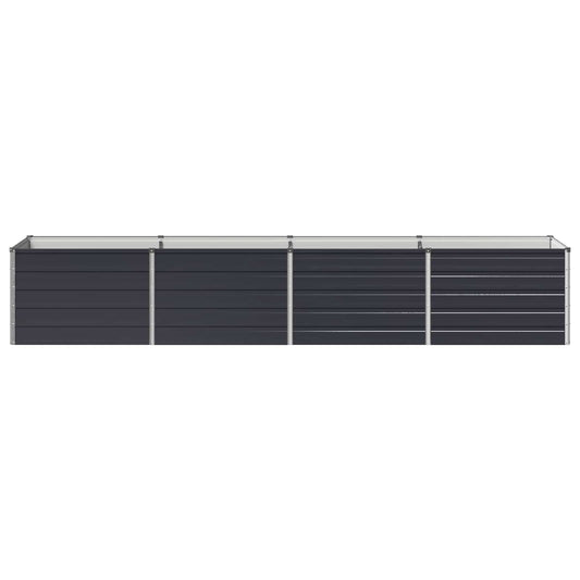 Raised Garden Bed Anthracite 320 x 80 x 55 cm cold-rolled steel