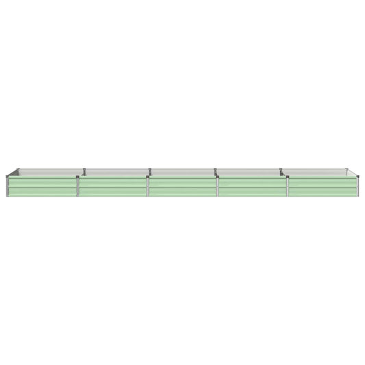 Raised Garden Bed Pastel Green 400 x 80 x 24 cm