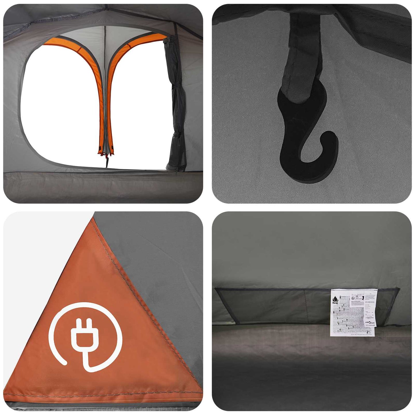 Trekking Tent with Rainfly Water-Resistant 2-Person