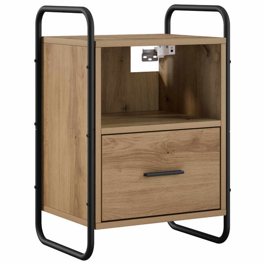 Hanging Bedside Cabinet 2 pcs Artisan Oak 40 x 30 x 60 cm