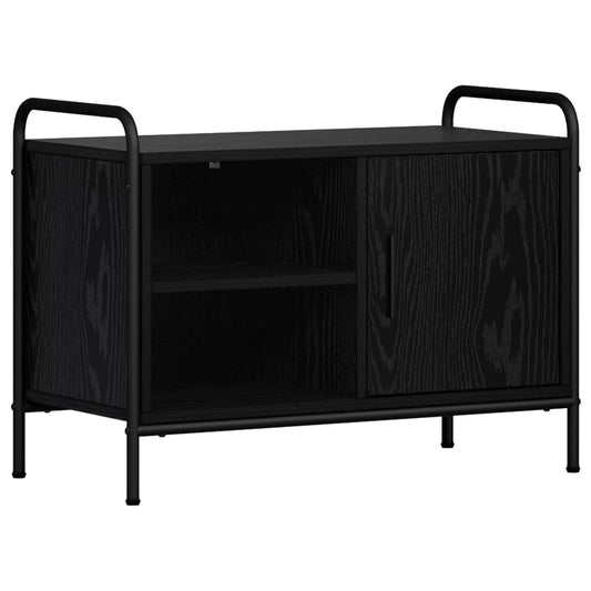 TV Cabinet 67.5 x 33 x 50 cm Black Oak