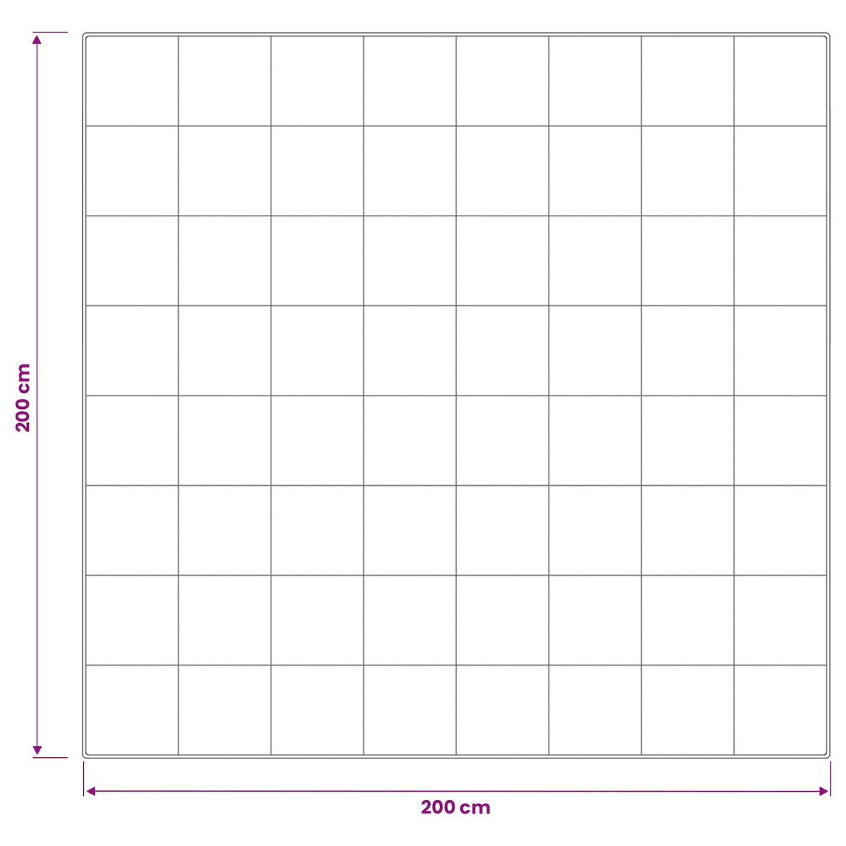 Duvet 200x200 cm Summer 200 GSM Australian Wool White