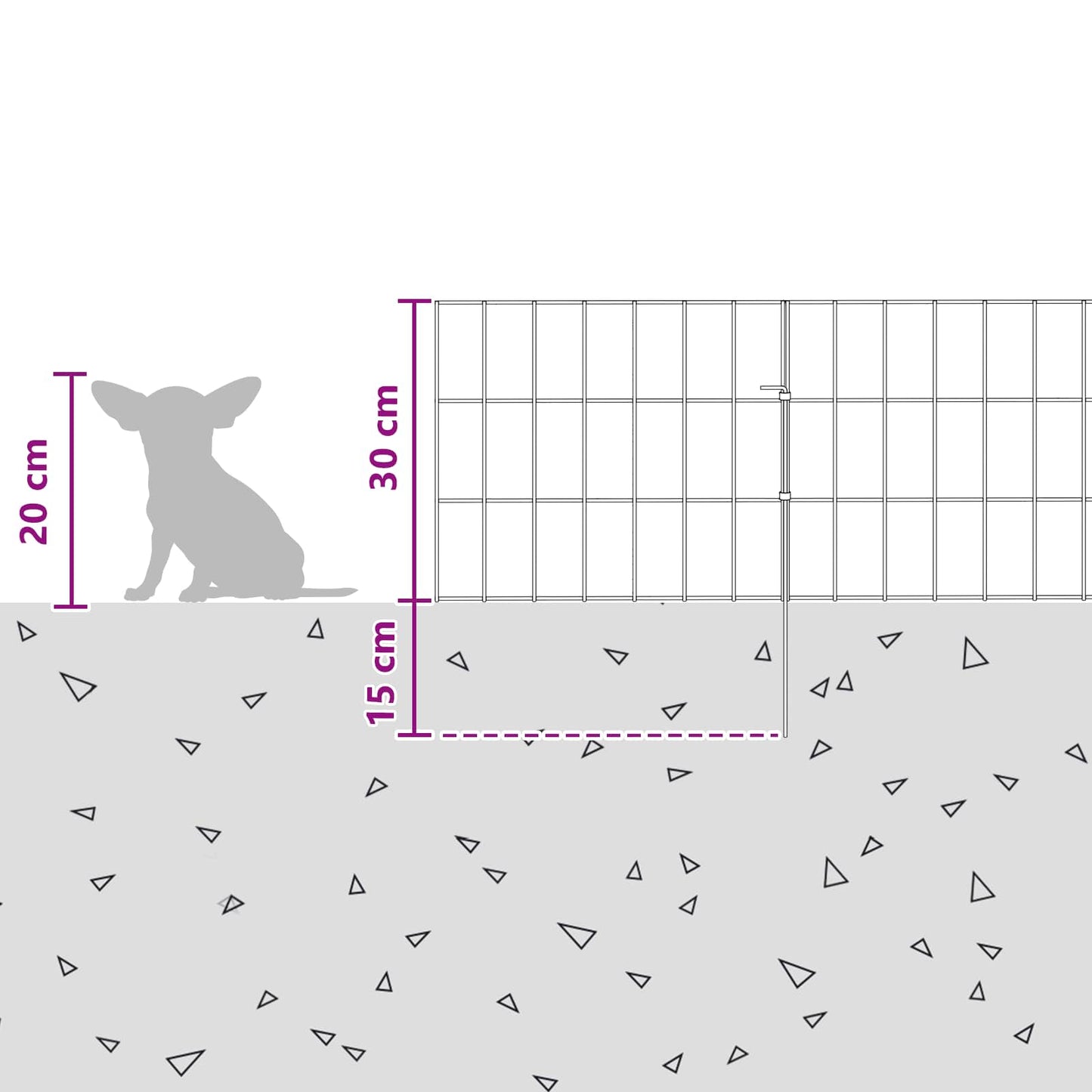 Garden Fence with Stakes 48 pcs 35 x 30 cm Galvanised Steel