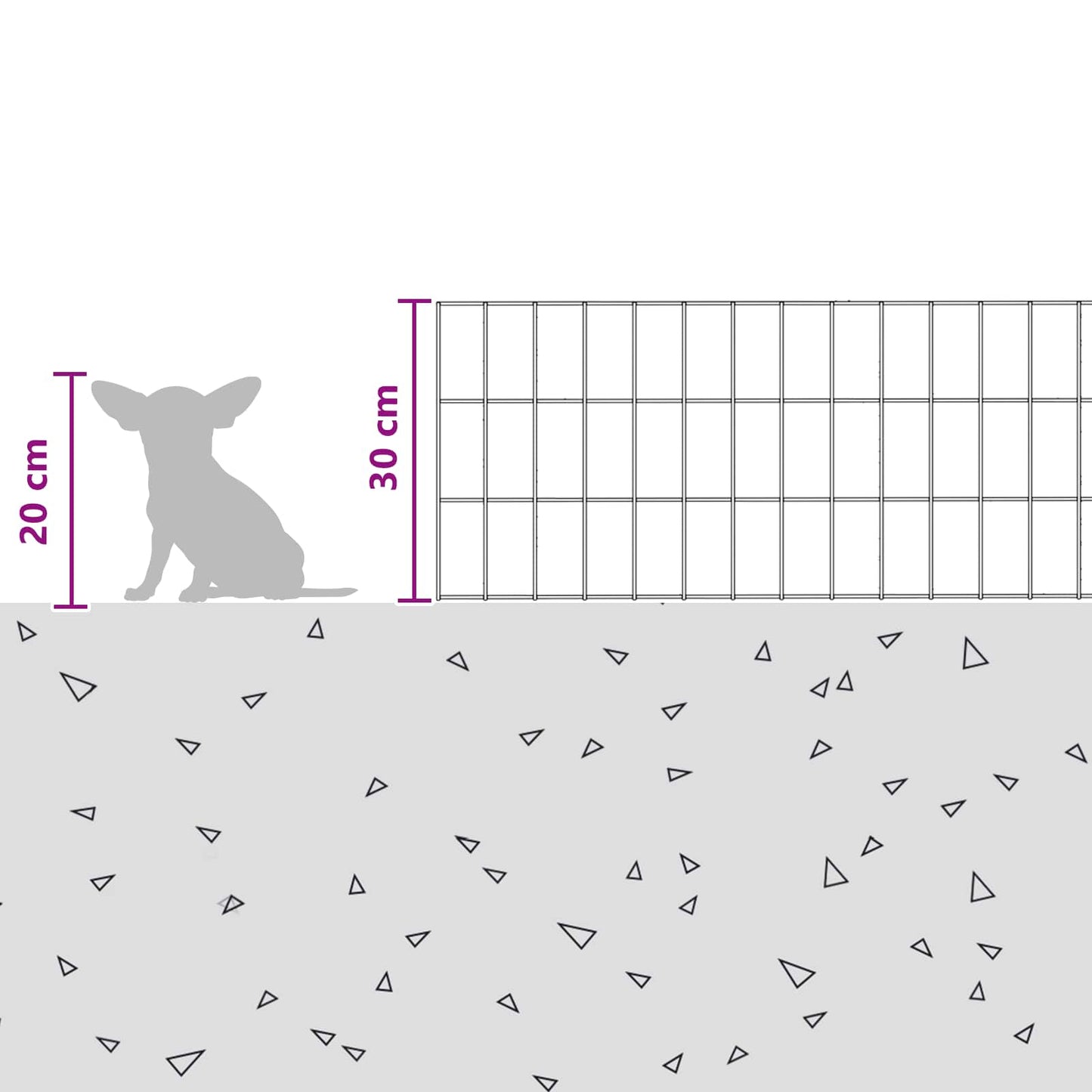 Garden Fence with Stakes 12 pcs 75 x 30 cm Galvanised Steel