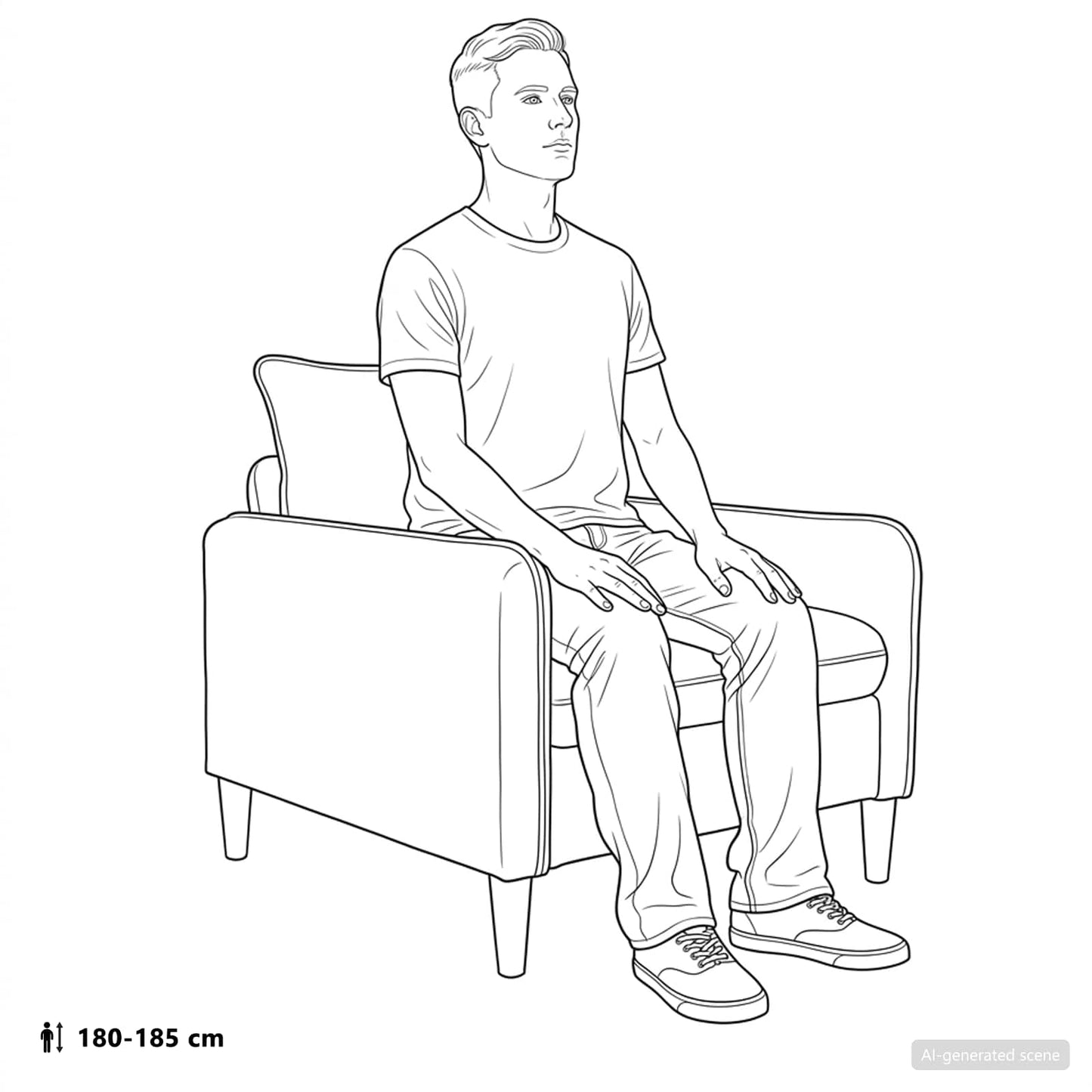XL Armchair Light Grey Velvet