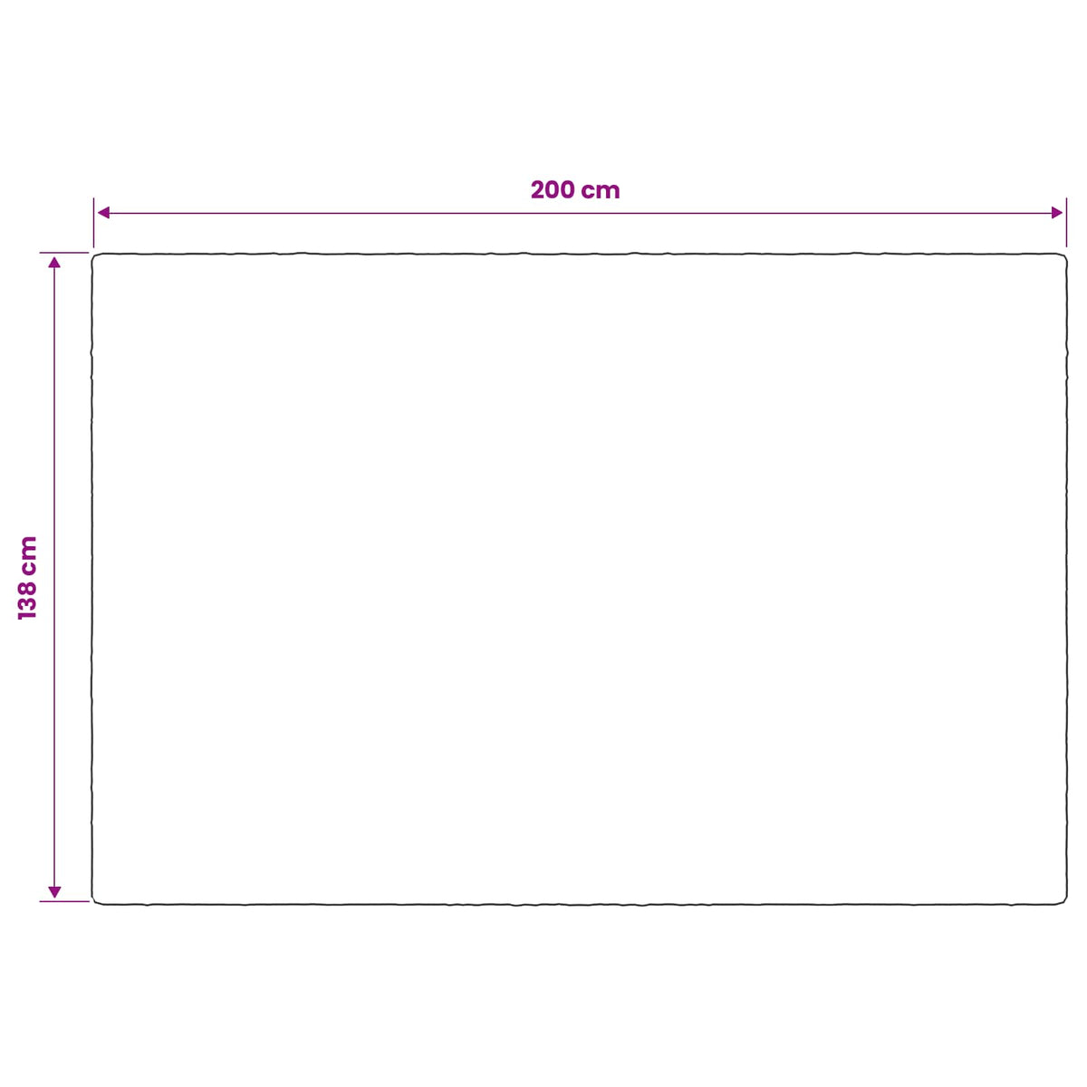 Weighted Blanket White 138 x 200 cm 6 kg 100% Cotton 205T