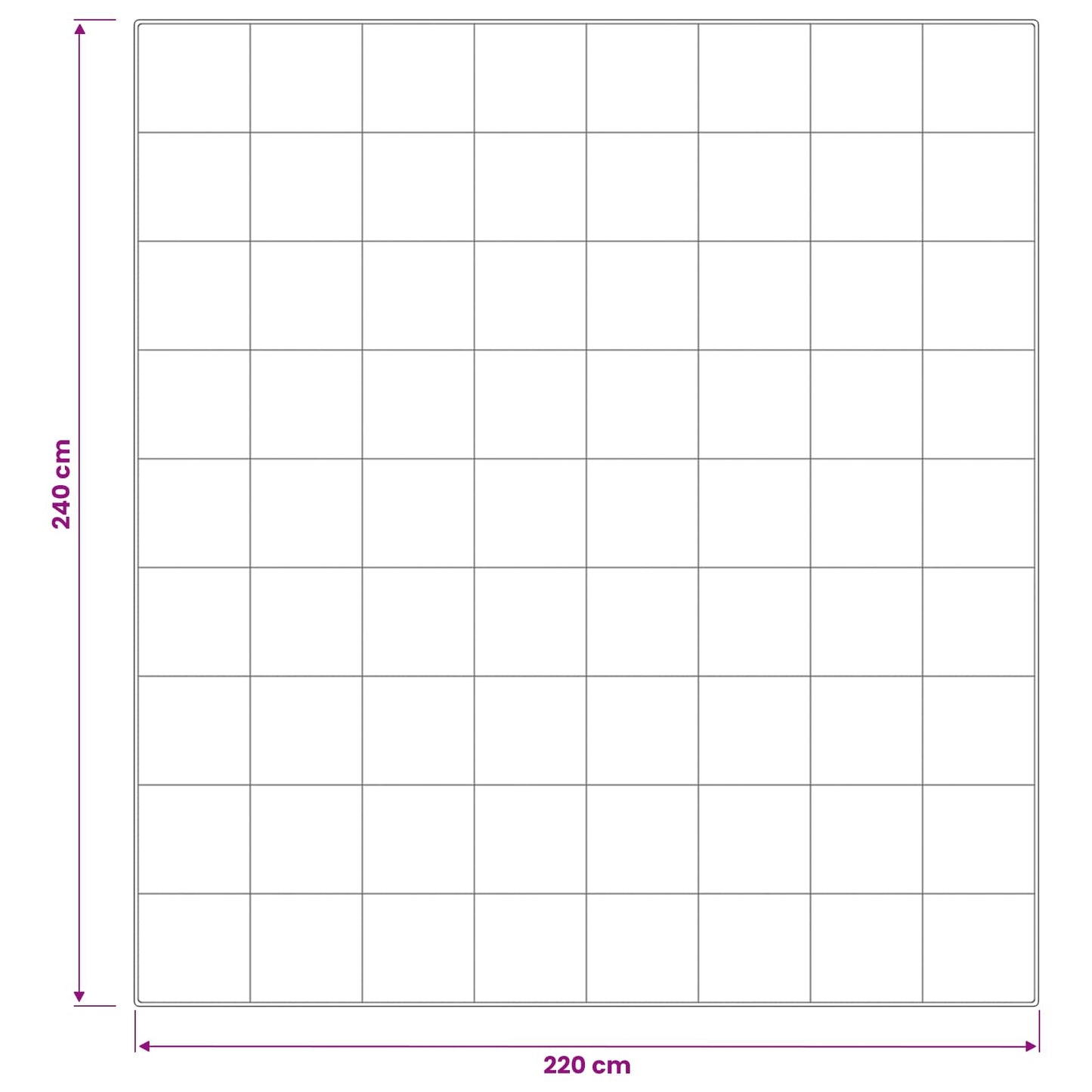 Duvet and Pillow Set 3 pcs 220x240 cm 4 Seasons 200+300 GSM