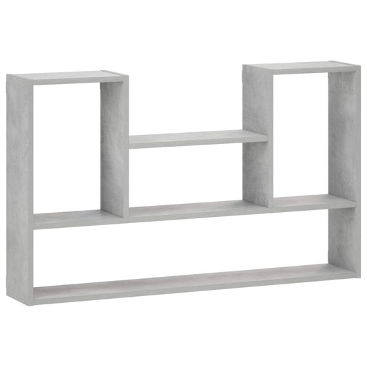 Wall Shelf Concrete Grey 100 x 17 x 60 cm Engineered Wood