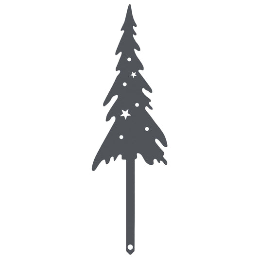 Garden Stake 20 x 6 cm Steel Anthracite