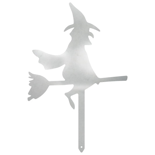 Garden Stake 36 x 24 cm Galvanised Steel Silver