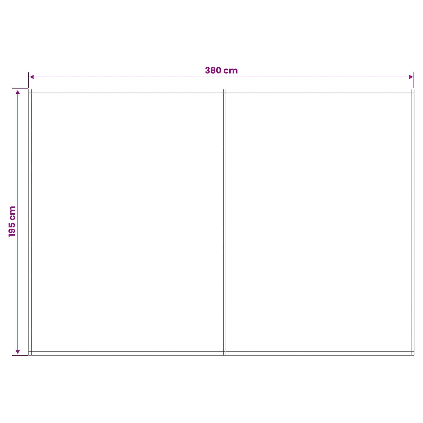 Awning Replacement Fabric Yellow and White 400 x 200 cm