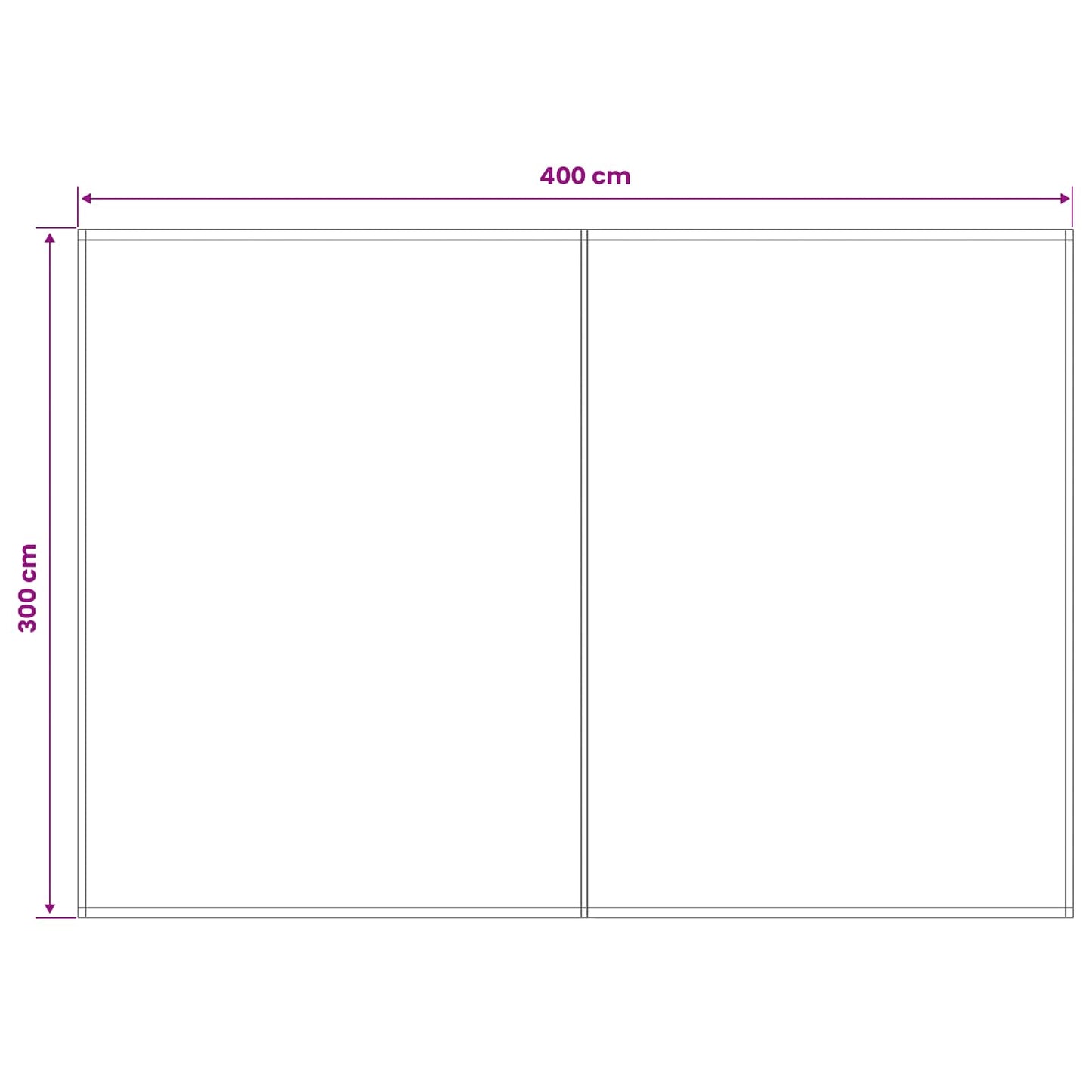 Awning Replacement Fabric Yellow and White 400 x 300 cm
