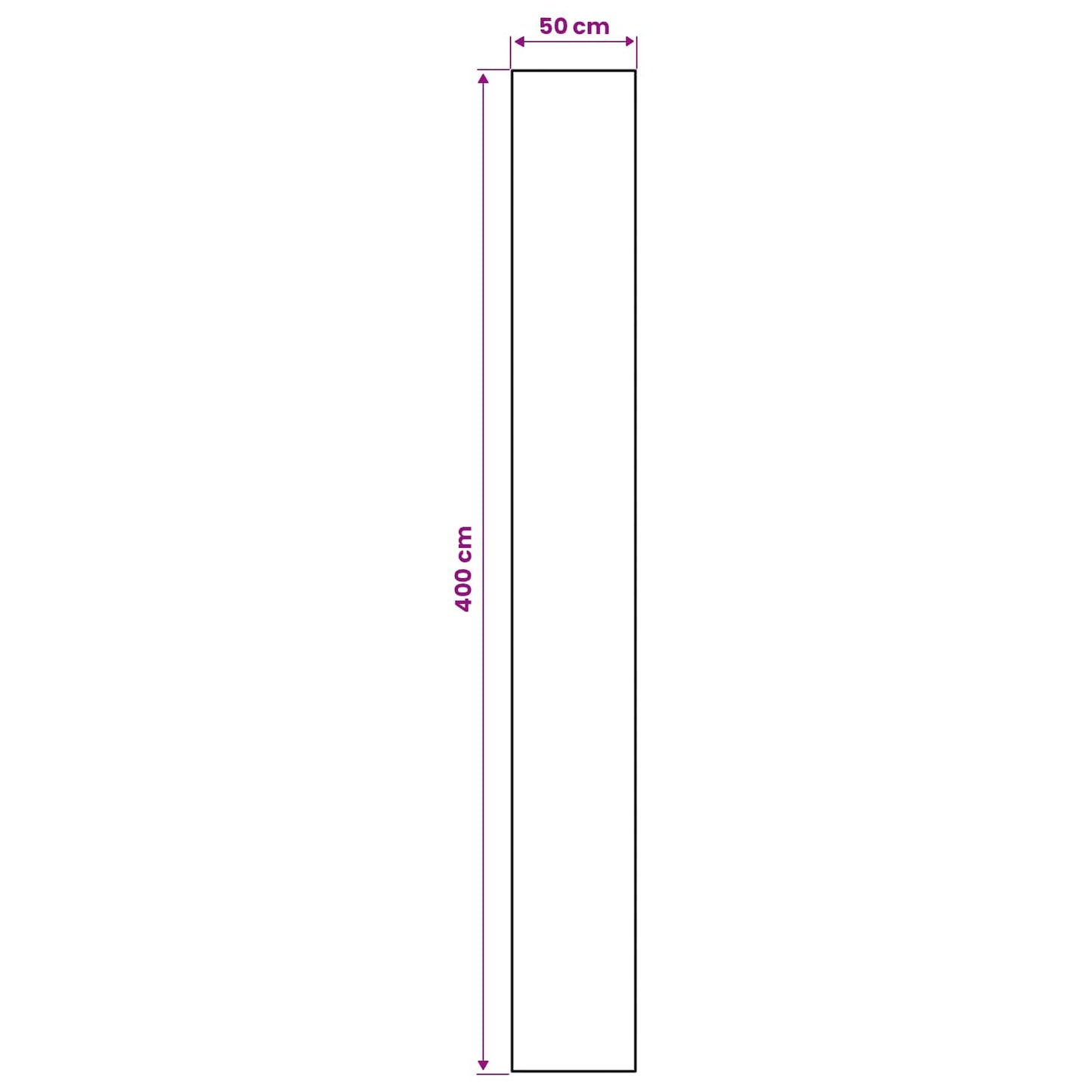 Rug Runner LESAKA Black and Gold 50 x 400 cm Diamond Velvet
