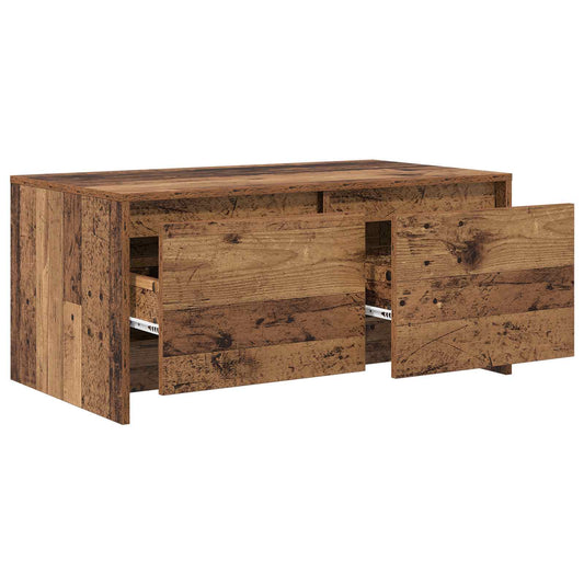 Coffee Table Oak Wood 90 x 50 x 41.5 cm Engineered Wood